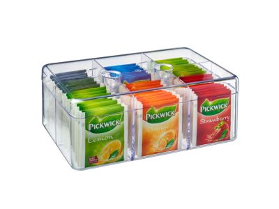 Boîte à Thé Rectangulaire Transparent